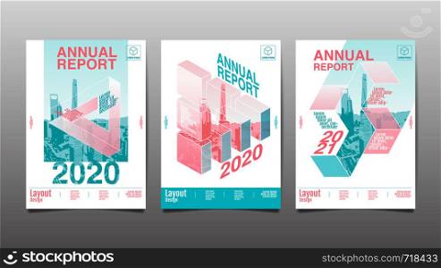 annual report 2020, 2021,2022, polygon, geometric, template layout design, cover book. vector illustration,presentation abstract flat background.
