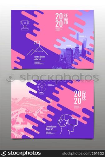 annual report 2020,2021 ,future, business, template layout design, cover book. vector illustration,presentation abstract flat background.