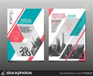 annual report 2020 ,future, business, template layout design, cover book. vector illustration,presentation abstract flat background.