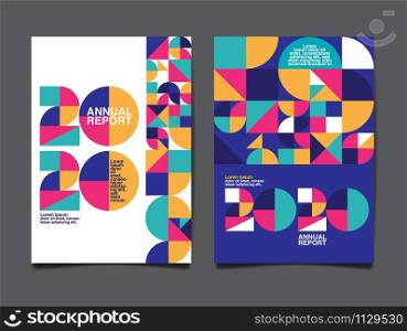 annual report 2020 ,future, modern, template layout design, cover book. vector illustration,presentation abstract flat background.