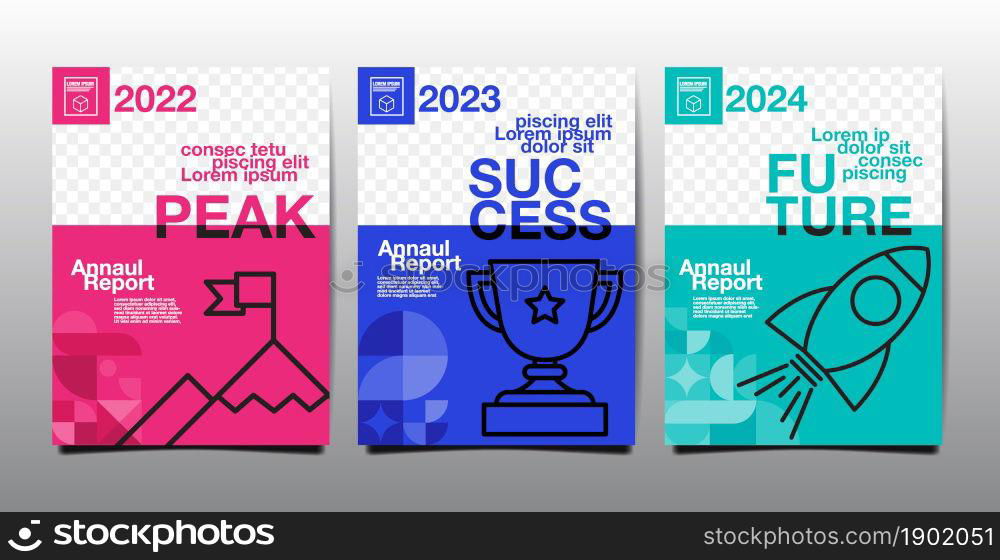 Annual Report 2022 , 2023, 2024, Future, Business, Template Layout ...