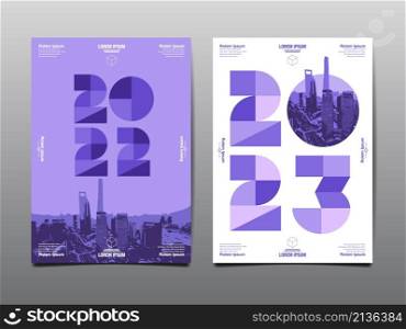 annual report 2022,2023 , template layout design, cover book. presentation abstract flat background.