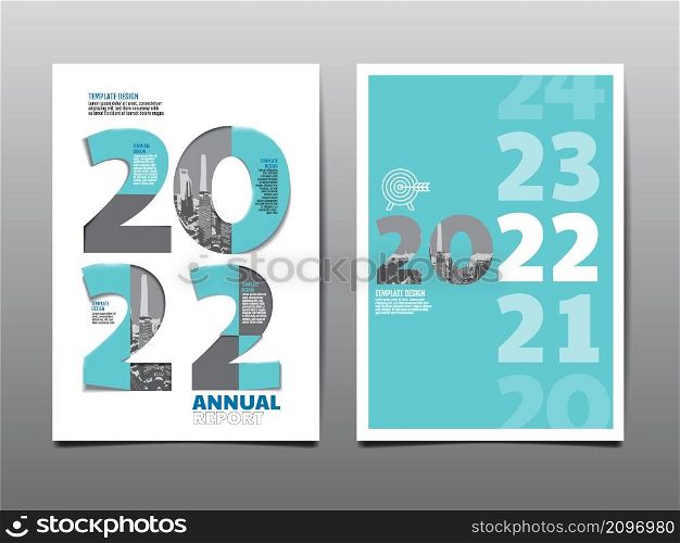 annual report 2022, future, business, template layout design, cover book.