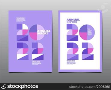 annual report 2022 future, business, template layout design, cover book , flat design background.
