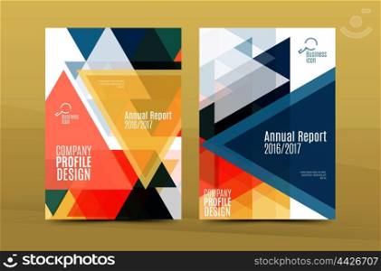 Annual Report A4 page cover, leaflet brochure flyer template or book and magazine layout design, abstract background presentation template