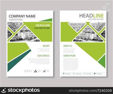 annual report brochure flyer design template vector, Leaflet cover presentation abstract flat background