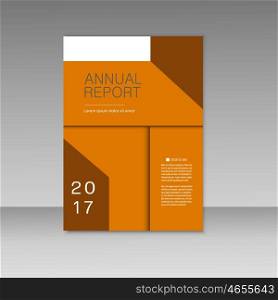 Annual report business brochure template. Cover book presentation in abstract design. Annual report business brochure template. Cover book presentation in abstract design.