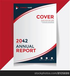 Annual report flayer design template Royalty Free Vector
