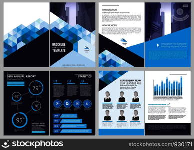 Annual report template. Simple document financial magazine cover business brochure vector design layout. Illustration of report brochure marketing, corporate presentation. Annual report template. Simple document financial magazine cover business brochure vector design layout