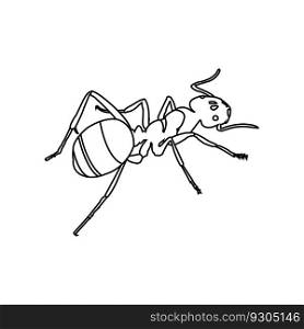 Ant icon sign vector symbol.Vector illustration