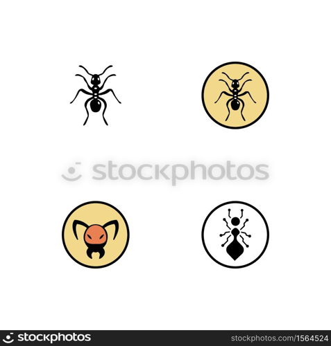 Ant Logo template vector illustration design