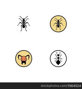 Ant Logo template vector illustration design