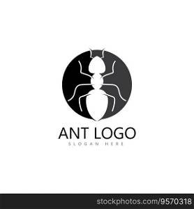 ant logo template vector illustration design