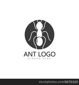 ant logo template vector illustration design
