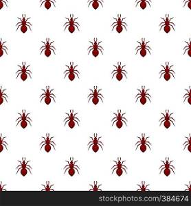 Ant pattern. Cartoon illustration of ant vector pattern for web. Ant pattern, cartoon style