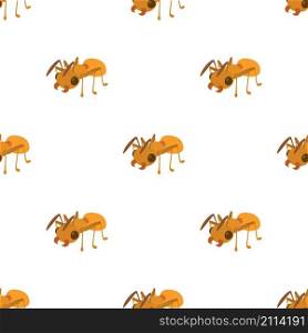 Ant pattern seamless background texture repeat wallpaper geometric vector. Ant pattern seamless vector