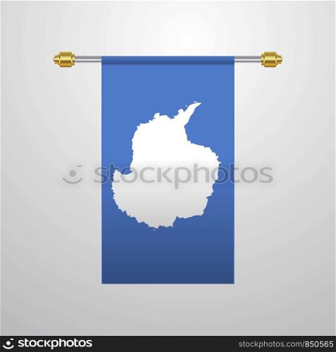 Antarctica hanging Flag