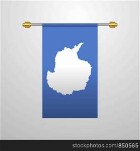 Antarctica hanging Flag