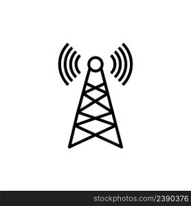 antenna tower icon vector design templates white on background