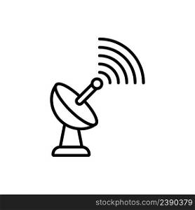 antenna tower icon vector design templates white on background