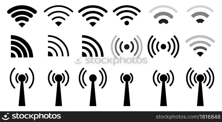 antenna wifi network. Contact icon set. Phone icon vector. Internet broadcast. Vector illustration. Stock image. EPS 10.. antenna wifi network. Contact icon set. Phone icon vector. Internet broadcast. Vector illustration. Stock image.