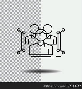 Anthropometry, body, data, human, public Line Icon on Transparent Background. Black Icon Vector Illustration. Vector EPS10 Abstract Template background