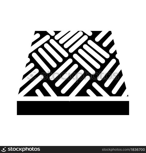 anti-slip flooring glyph icon vector. anti-slip flooring sign. isolated contour symbol black illustration. anti-slip flooring glyph icon vector illustration