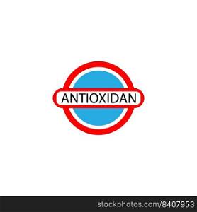 antioxidan logo stock illustration design