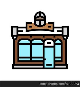 antique shop color icon vector. antique shop sign. isolated symbol illustration. antique shop color icon vector illustration