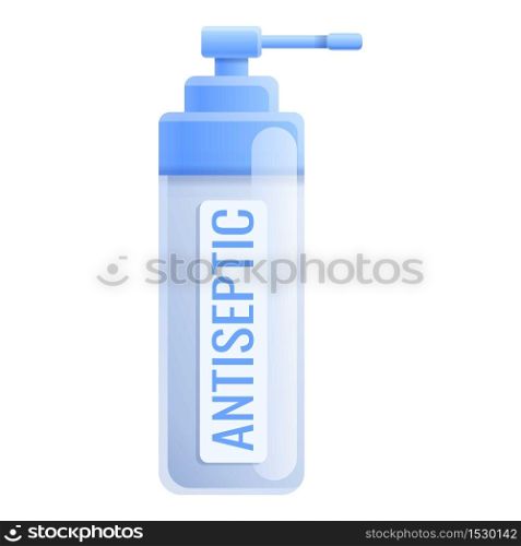 Antiseptic gel icon. Cartoon of antiseptic gel vector icon for web design isolated on white background. Antiseptic gel icon, cartoon style