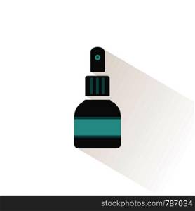 Antiseptic spray icon. Pharmaceutical product symbol. Isolated vector illustration