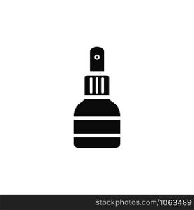 Antiseptic spray icon. Pharmaceutical product symbol. Vector illustration