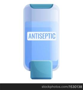 Antiseptic wc dispenser icon. Cartoon of antiseptic wc dispenser vector icon for web design isolated on white background. Antiseptic wc dispenser icon, cartoon style