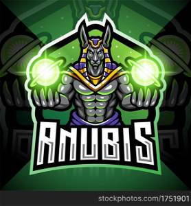 Anubis esport mascot logo