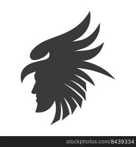 Apache logo vector illustration flat design template