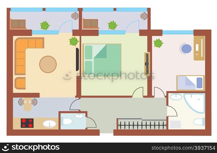 Apartment drawing