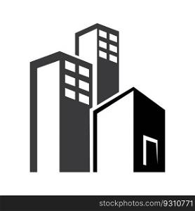 apartment icon vector design template