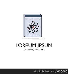 Api, application, developer, platform, science Flat Color Icon Vector
