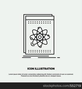 Api, application, developer, platform, science Icon. Line vector gray symbol for UI and UX, website or mobile application. Vector EPS10 Abstract Template background