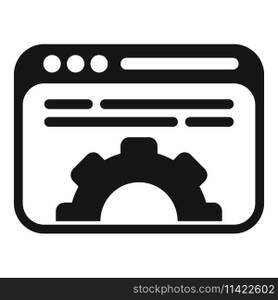 Api code icon simple vector. Develop program php. Monitor tech. Api code icon simple vector. Develop program php