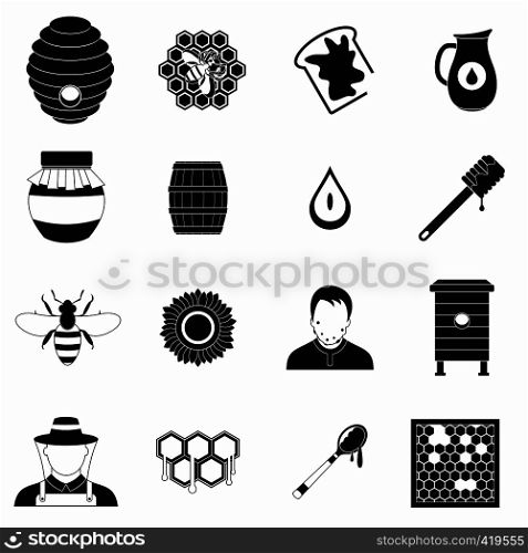 Apiary black simple icon for web and mobile devices. Apiary black simple icon