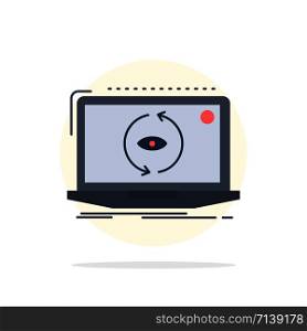 App, application, new, software, update Flat Color Icon Vector