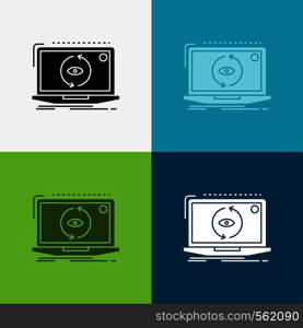 App, application, new, software, update Icon Over Various Background. glyph style design, designed for web and app. Eps 10 vector illustration. Vector EPS10 Abstract Template background