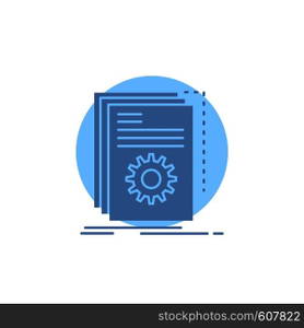 App, build, developer, program, script Glyph Icon.. Vector EPS10 Abstract Template background