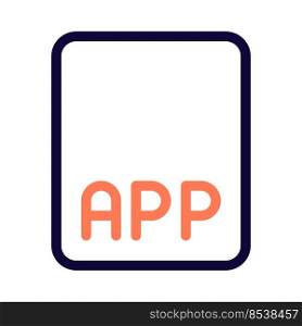 App file extensions are executable application program