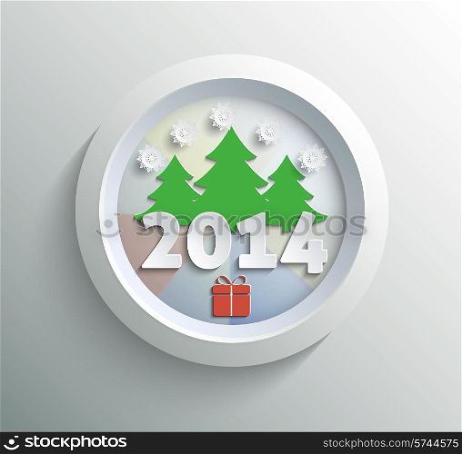 App Icon gray Merry Christmas with shadow