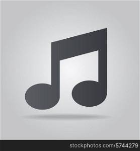 App icon metal music with shadow
