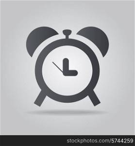 App icon metal time with shadow