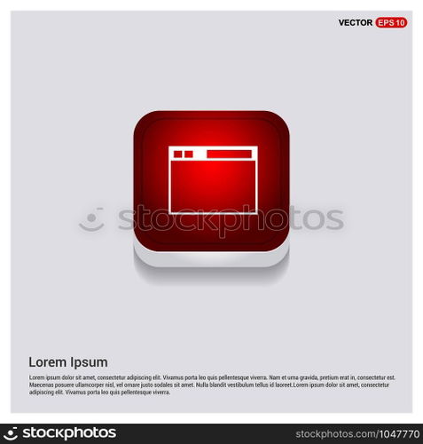 App window interface icon 