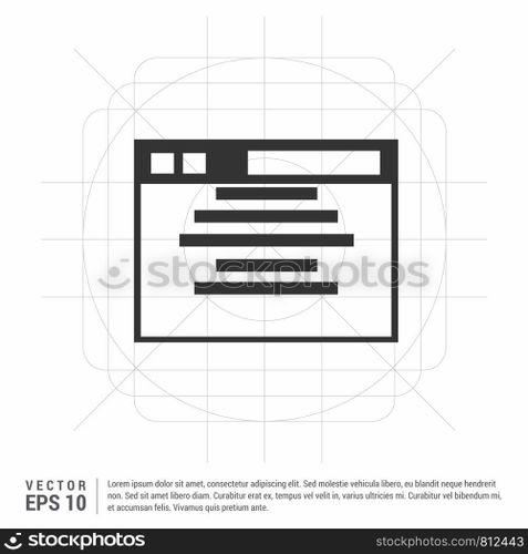 App window interface icon 